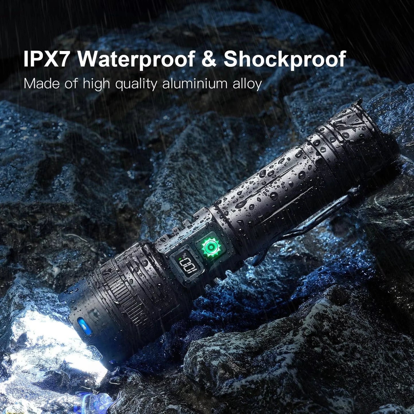 Ultra-Power LED Flashlight – Portable Rechargeable Torch