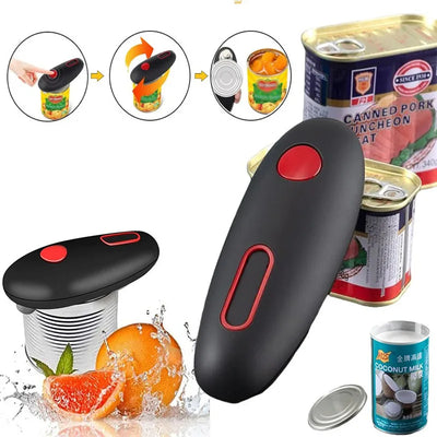 Automatic Electric Can & Jar Opener – Hands-Free Kitchen