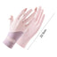 Women’s UV-Protective Ice Silk Gloves – Lightweight Summer