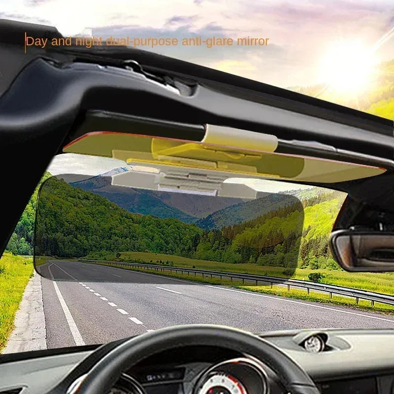 HD Car Sun Visor Mirror Anti-Glare, with UV Protection