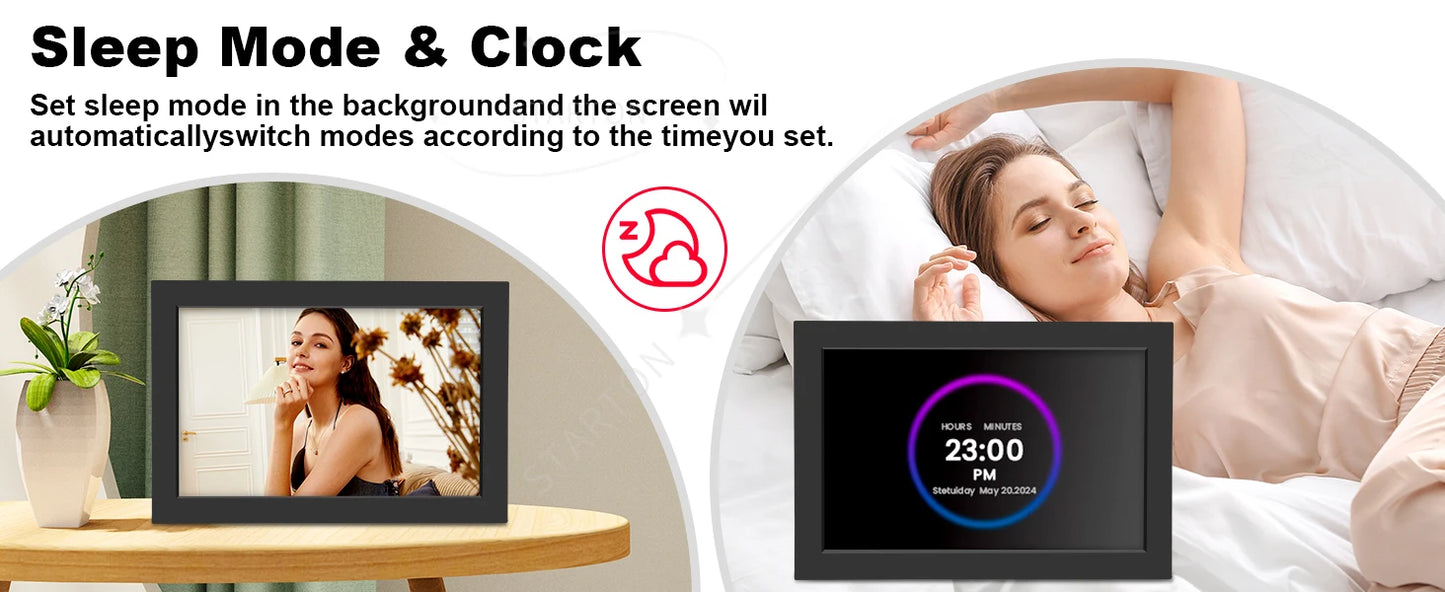 10.1" WiFi Digital Photo Frame – 32GB HD Touchscreen