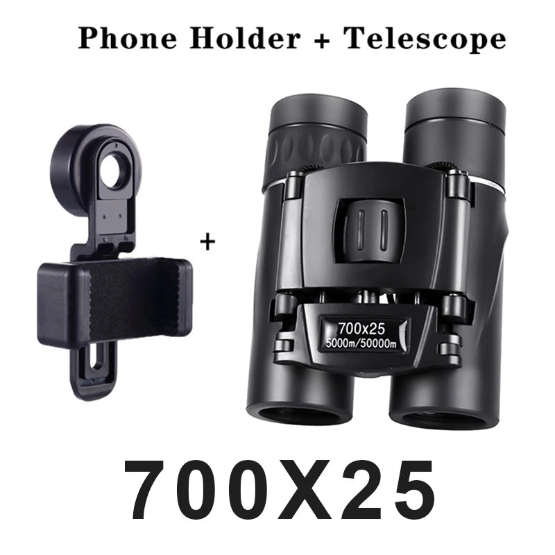 700x25 HD Binoculars – BAK4 FMC Long-Range Compact Binoculars