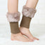 Turn-Over Fur Boot Cuffs – Warm Leg Warmers & Foot Covers