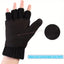 Unisex Fingerless Winter Gloves – Touchscreen Knit Mittens
