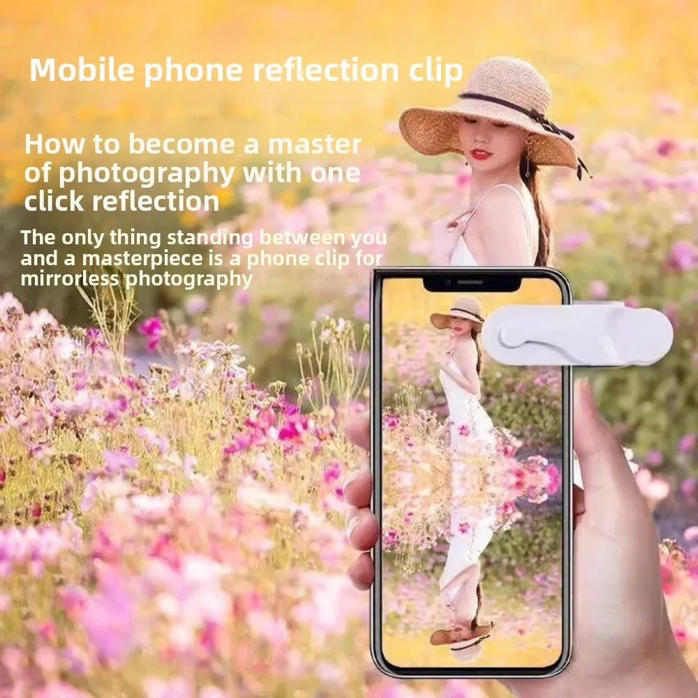 Smartphone Camera Reflection Mirror Adjustable HD Lens