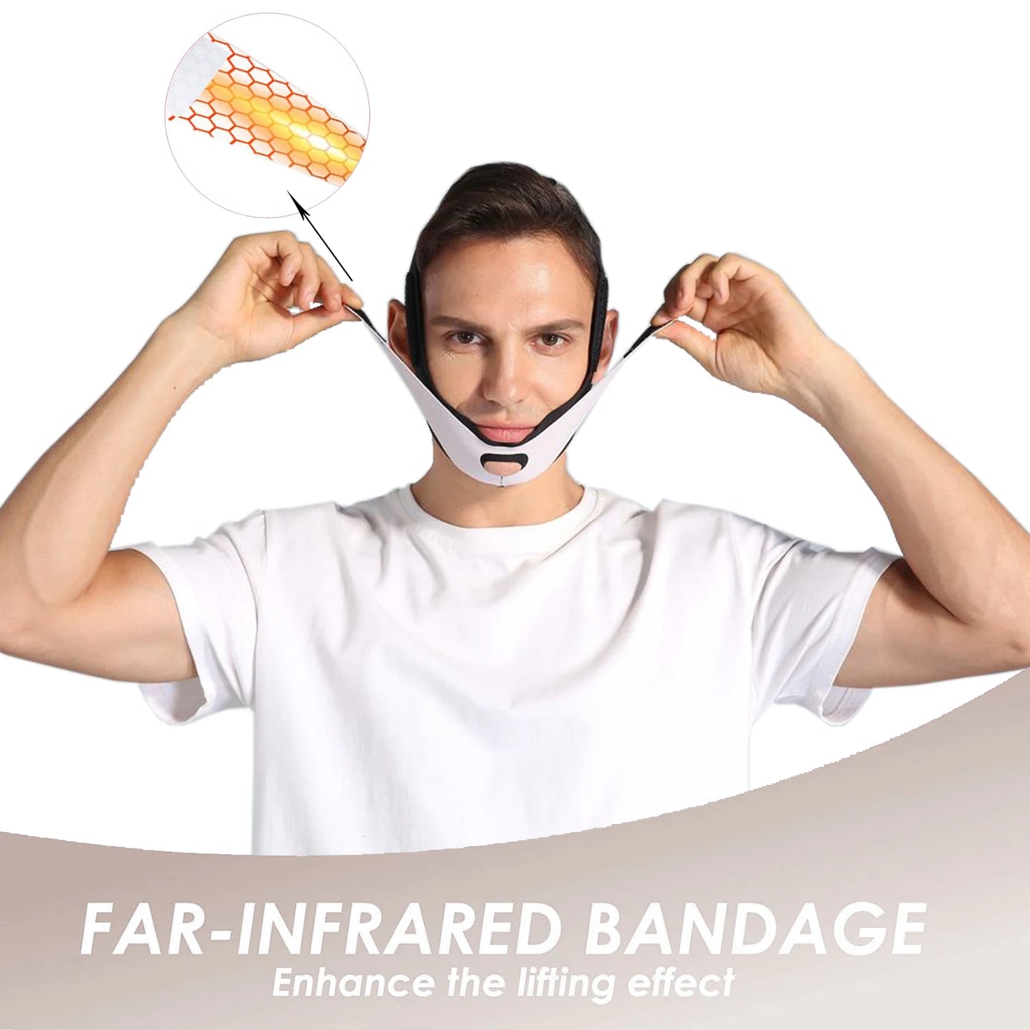 Double Chin Mask – Far Infrared V-Line Chin Lifting Strap