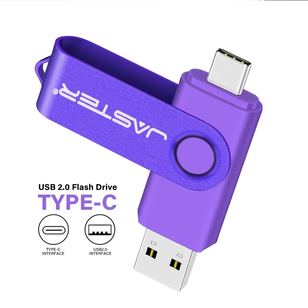 3-in-1 USB Flash Drive 128GB –USB 3.0, Type-C & Micro USB