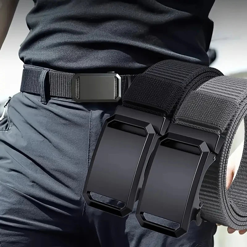 Tactical Canvas Belt – Men’s Durable Outdoor Military-Style