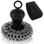 Cast Iron Cleaner Chainmail Scrubber – Grill Cleaning Tool