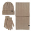 Warm 3-Piece Winter Set – Knitted Hat, Scarf & Gloves