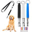 Sifflet et clicker professionnels pour chiens – Signaux ultrasoniques de dressage et d'apaisement