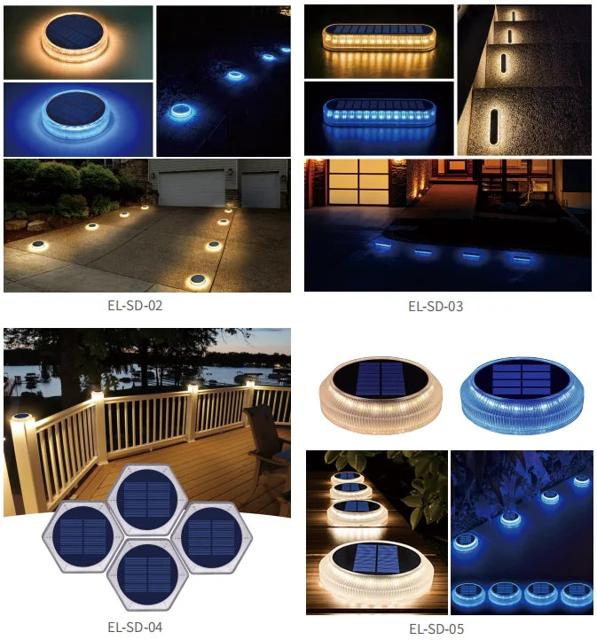 Solar Stair & Path Light – Waterproof IP68 LED Luxery Garden Balcony Realm