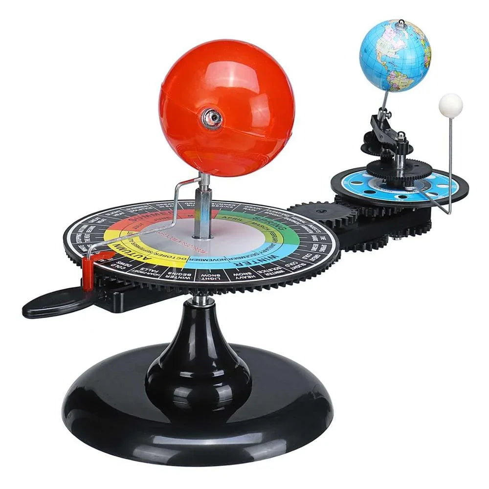 Maquette rotative du système solaire – Ensemble orbite Terre et Lune