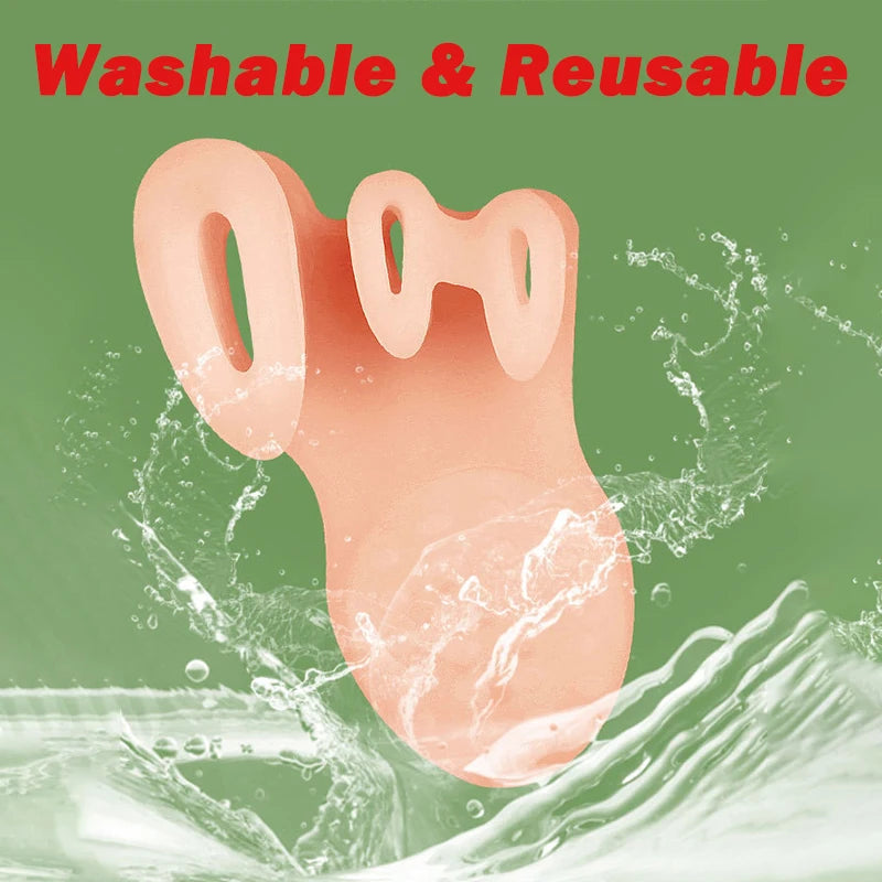 Gel Teen Spreiders & Voorvoetkussens – Hallux Valgus Teen Corrector