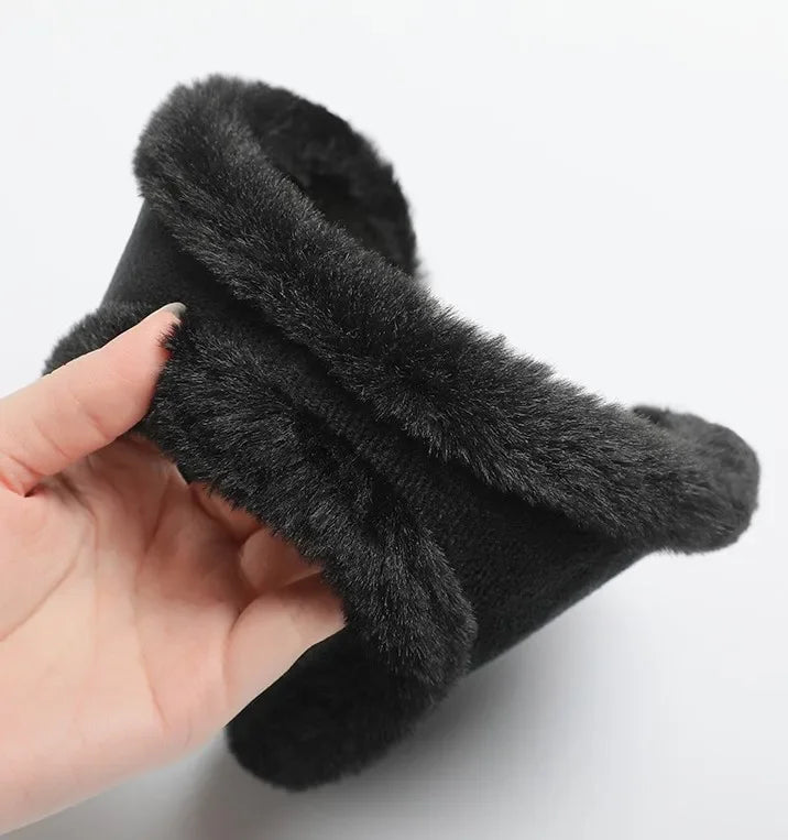 Winterse fleece oorkappen – Zachte fluwelen oorbeschermers