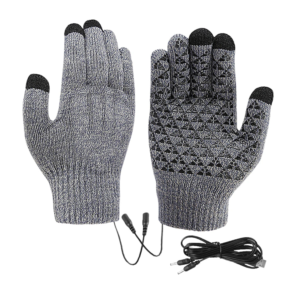 Touchscreen winterhandschoenen – Elektrisch verwarmd via USB