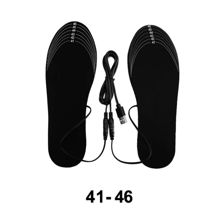 Rechargeable Heated Insoles – USB Electric Shoe Pads