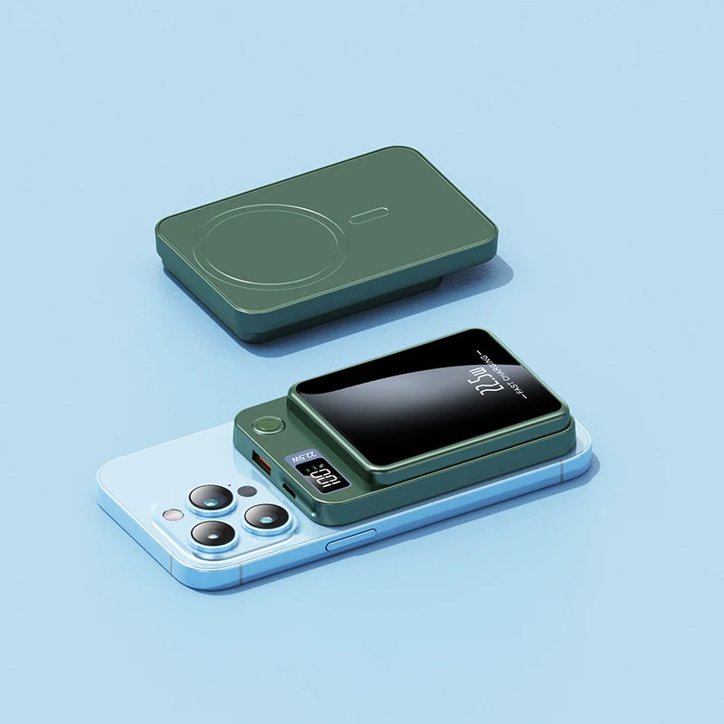 20000mAh Power Bank – 15W Fast Wireless Magnetic Charger