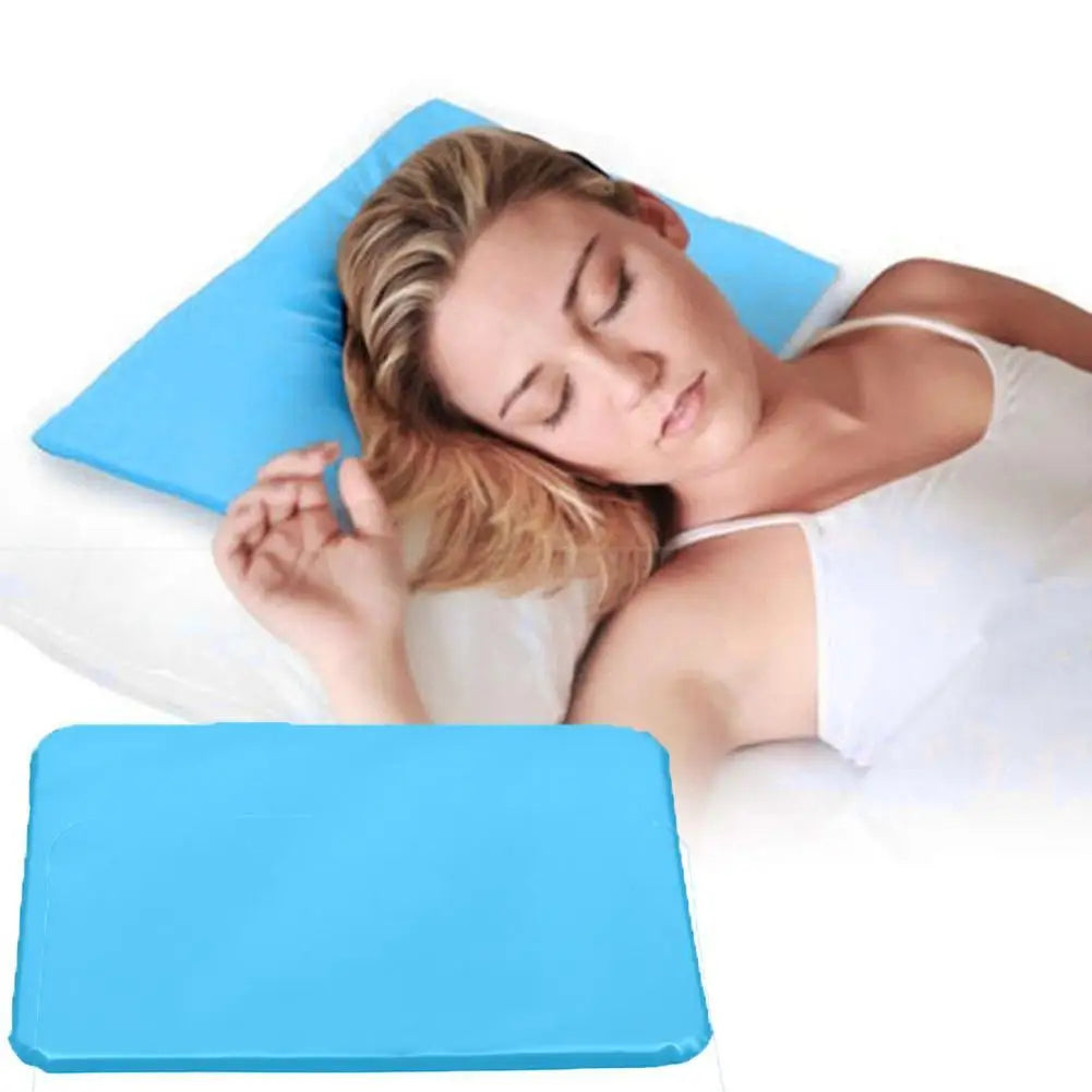 Summer Cooling Pillow Mat – Gel Massager for Head