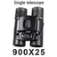 900x25 HD Zoom Monocular – BAK4 Portable Telescope