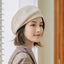 Octagonal Wool Beret – Casual Autumn Cotton Blend Cap