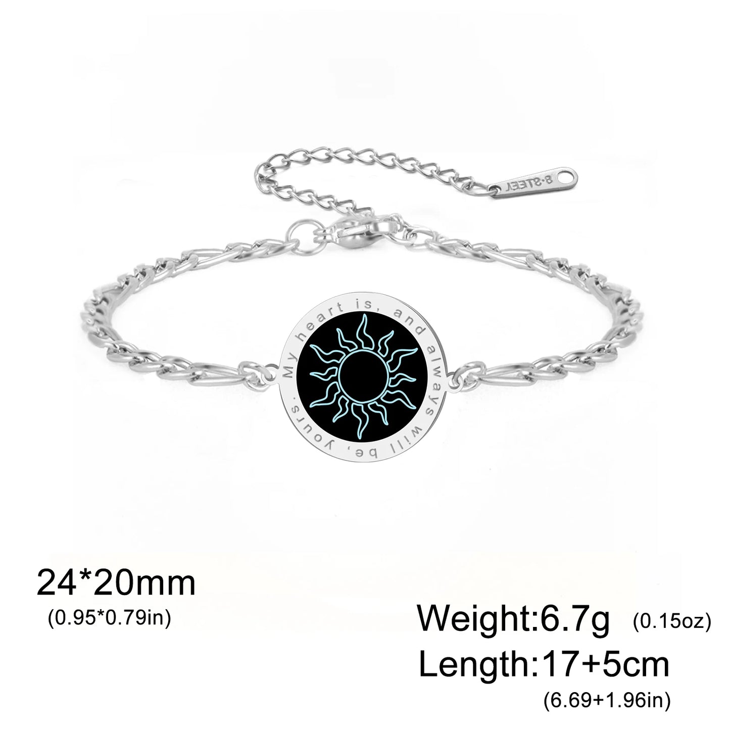 Couples Bracelet – “My Heart is Always Yours”