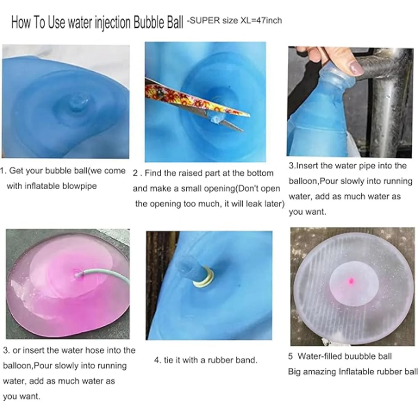 1 Soft Inflatable Water Ball – Outdoor Summer Fun for Kids