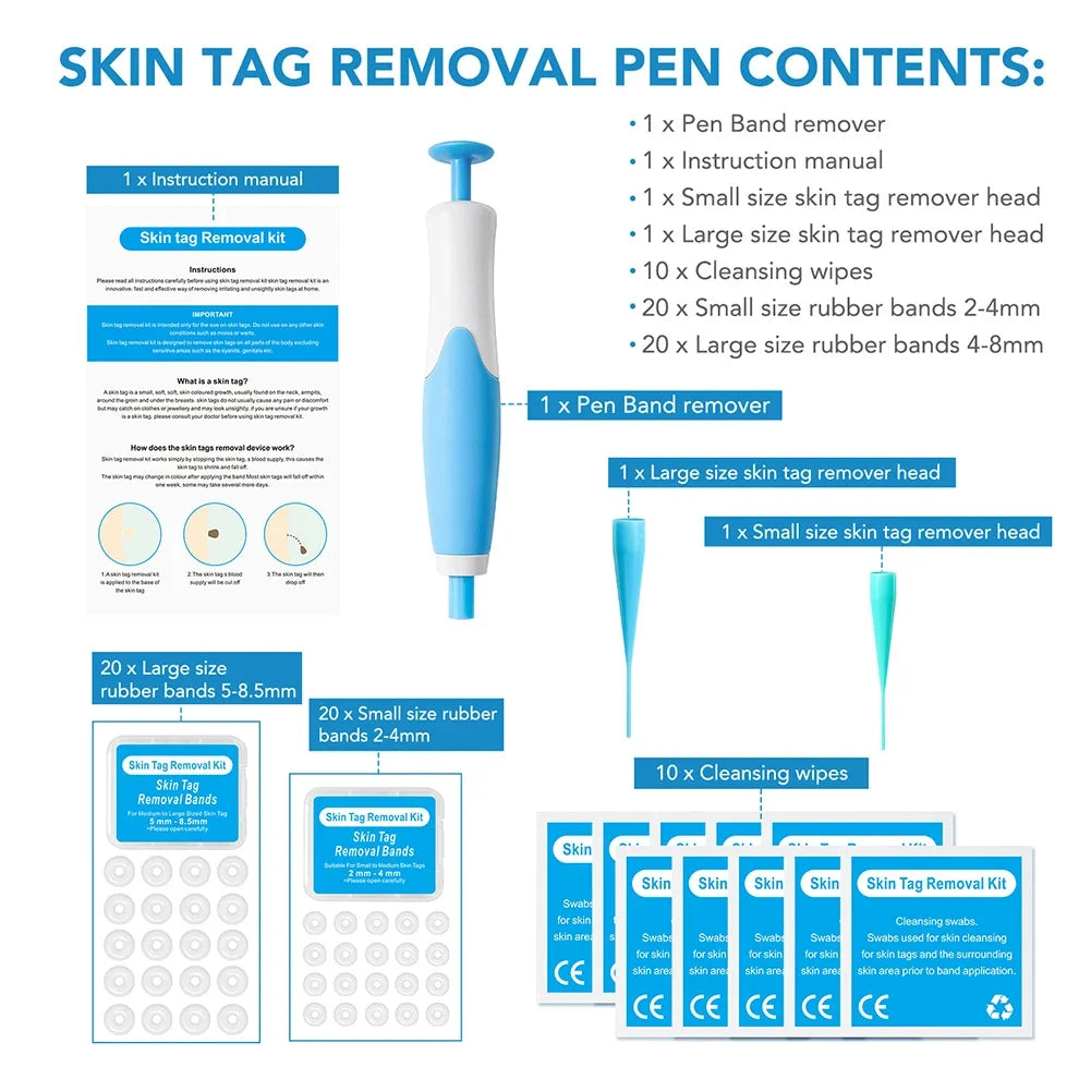2-in-1 Face Mole Removal Tool Kit – Skin Tag & Wart Remover
