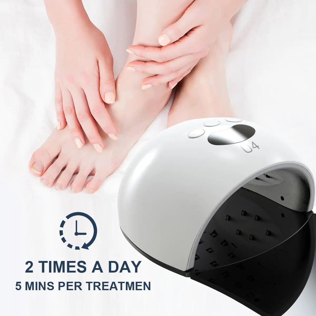 48W Laser Nail Fungus Treatment Device – Blue & Infrared Light