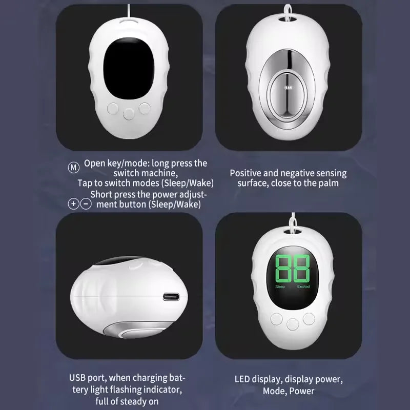 Handheld CES Sleep Aid Device – EMS Pulse for Stress Relief