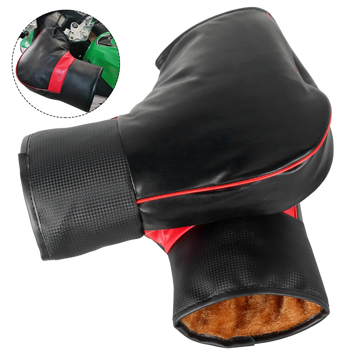 Motorcycle Grip Handlebar Muffs – Warm Rainproof Gloves