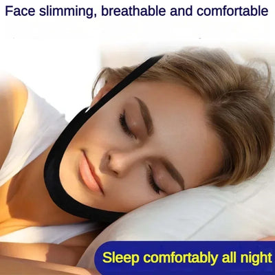 Anti-Snoring Chin Strap – Jaw Support Sleep Band for Snoring