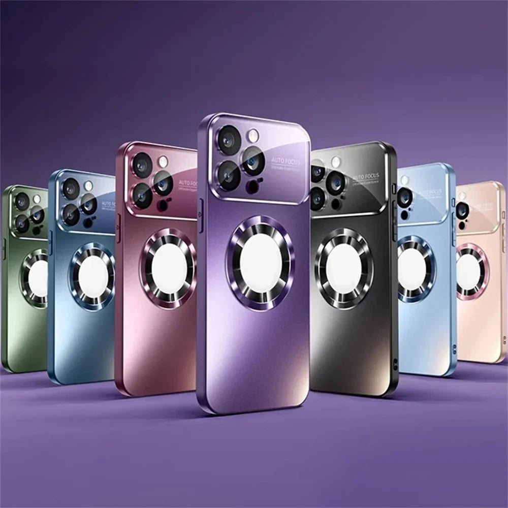 Titanium iPhone Case – Slim Metallic Shockproof Cover