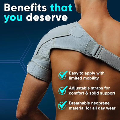 Shoulder Support Brace – Neoprene Compression Wrap