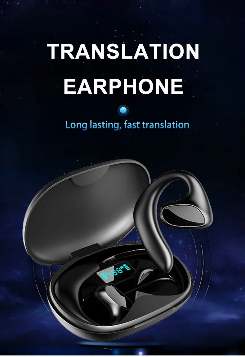 Wireless Translator Earbuds – 144 Languages, Bluetooth 5.1