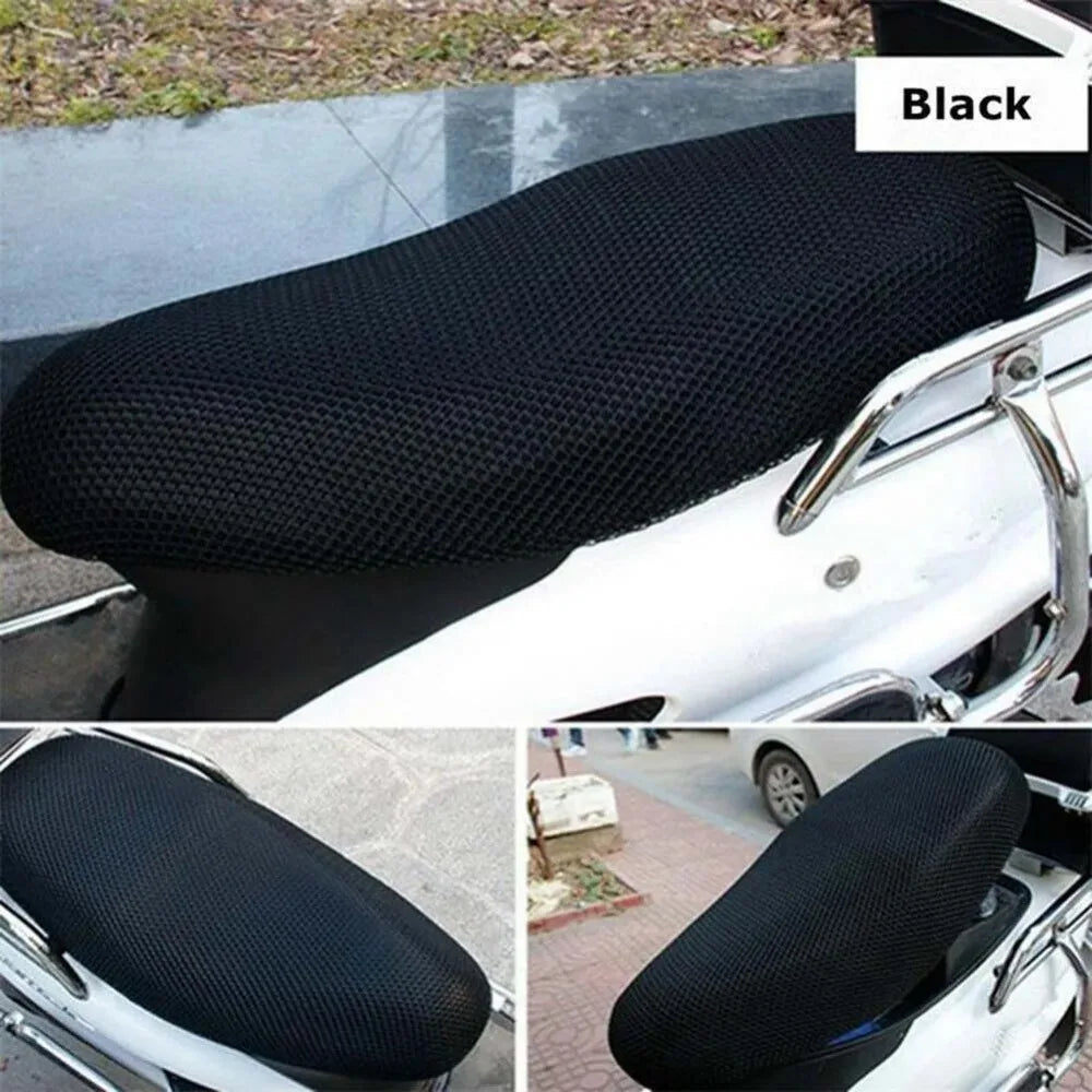Housse de selle moto en maille 3D – Antidérapante, respirante et imperméable
