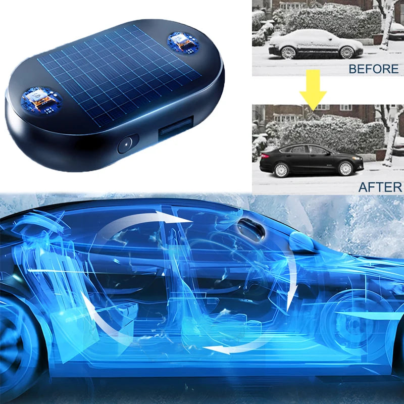 Solar Snow Remover for Cars De-Icer & Anti-Freeze