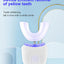 U-Shaped Electric Toothbrush with 360° Automatic Cleaning
