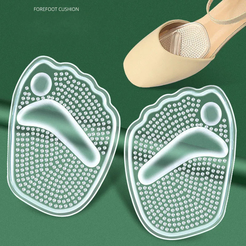 Anti-Slip Gel Shoe Pads – Self-Adhesive Forefoot Cushions