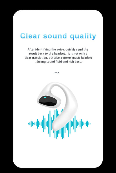 Wireless Translator Earbuds – 144 Languages, Bluetooth 5.1
