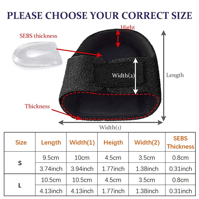 Gel Heel Cushions – Plantar Fasciitis Pads for Pain Relief