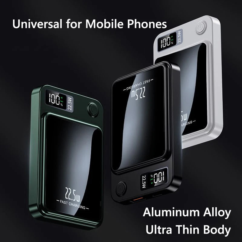 20000mAh Power Bank – 15W Fast Wireless Magnetic Charger