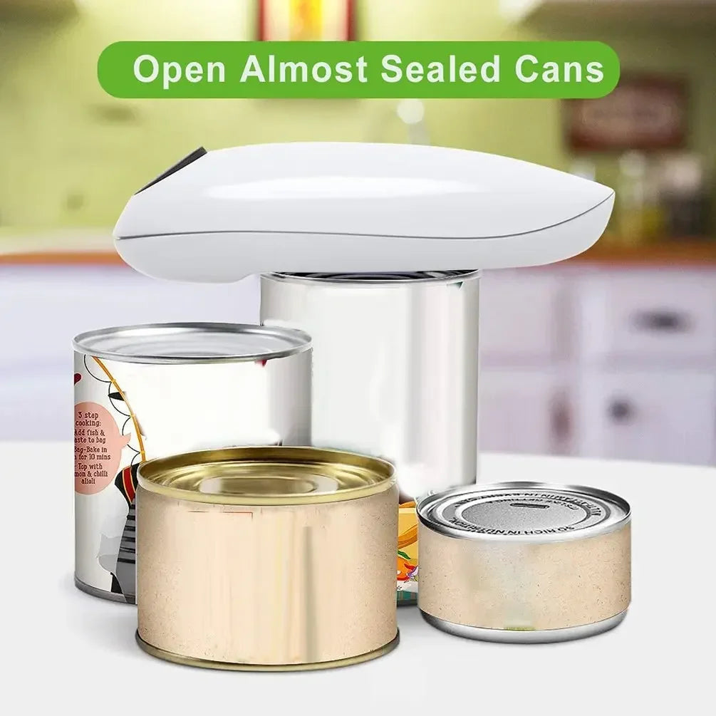Ouvre-boîtes et bocaux électrique – Outil de cuisine automatique à une touche