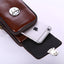 Men’s Leather Belt Bag – Vertical Phone Holster