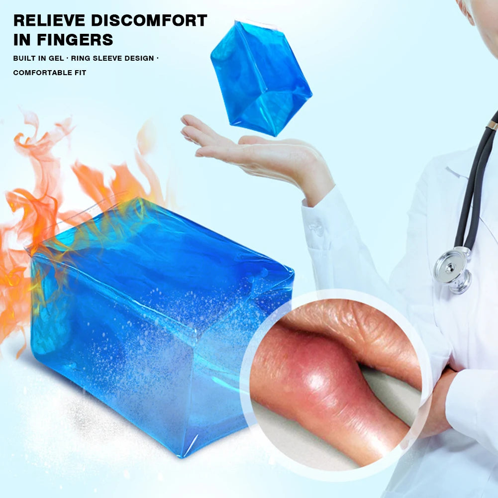 PVC Finger & Toe Ice Pack – Reusable Cold Gel Sleeve