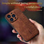 Leren iPhone-hoes – Schokbestendige luxe zakelijke hoes