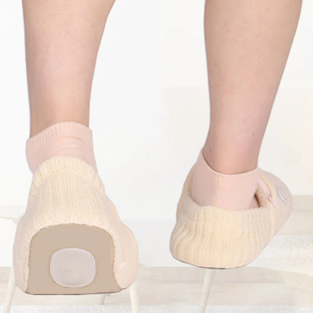 USB Electric Heated Slippers – Plush Warm Foot Warmer for Winter