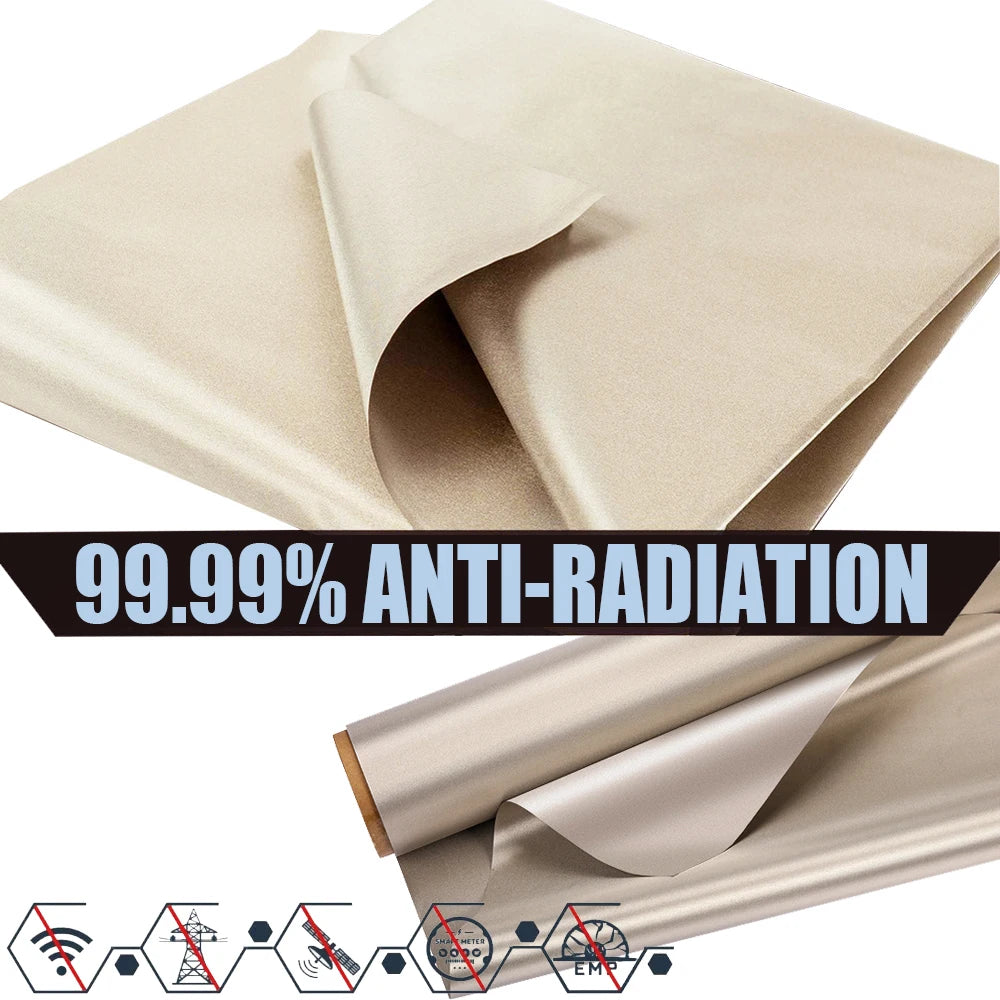 Faraday EMF Shielding Fabric – RFID Blocking Copper/Nickel Cloth