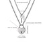 Set van twee kettingen – hangers met liefdesslot en sleutel