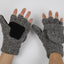 Unisex Fingerless Winter Gloves – Touchscreen Knit Mittens